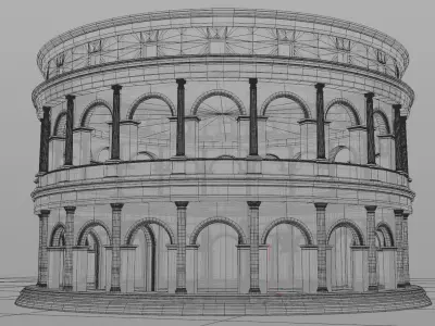 Roman Theatre 3D model
