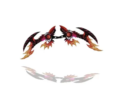 Glorious Bow Low-poly 3D model