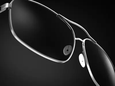 Aviator sunglasses 3D model