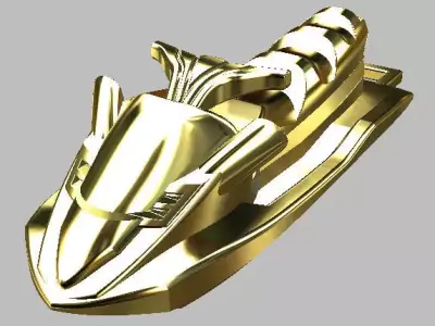 Jet Ski Pendant 3D print model