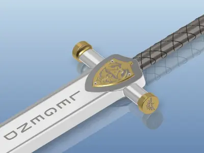 Realtime Sword - The legend of Zelda motive 3D model