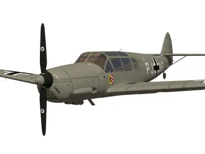 messerschmitt bf108 Taifun 3D model