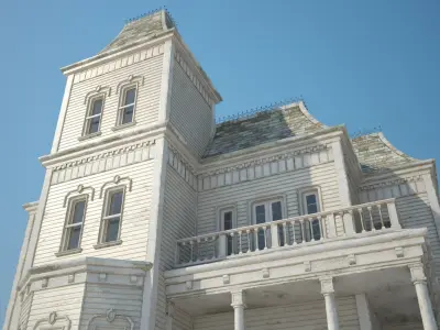 Old Victorian House 3D model
