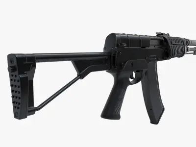 Assault rifle AEK 971 3D model