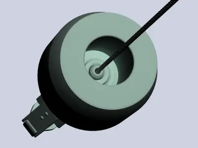 Hook for Hoist for Helicopter 3D print model