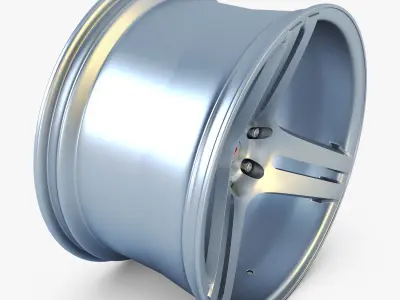 Vossen VPS-317 19 wheel silver 3D model