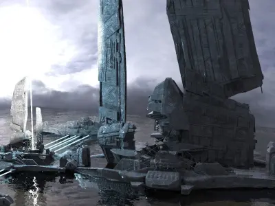 Halo Inspired Kit bash 3D model