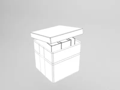 BOX Office Free 3D model