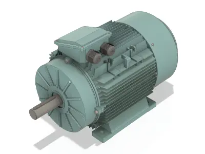 3 Phase AC induction motors - Frame size 160L 3D model