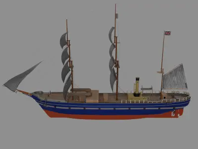 SS Southern Cross 3D model