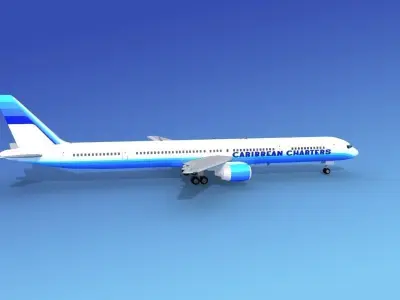 Boeing 757-300 Caribbean Charters 3D model
