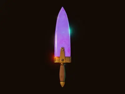 Magic Ceramic Blade Free low-poly 3D model