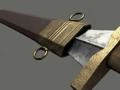Xiphos - Greek Sword 3D model