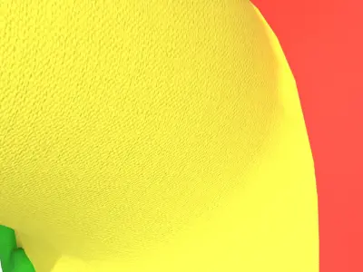 Cartoon clown hat 3D model