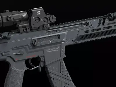 HK437 Low-poly 3D model