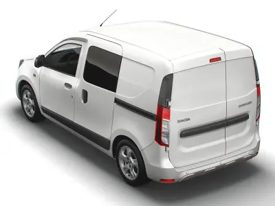Dacia Dokker DoubleCab 2020 3D model