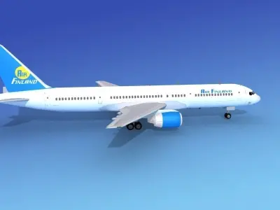 Boeing 757-200 Air Finland 3D model