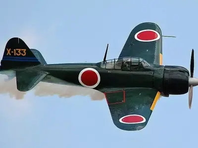 Mitsubishi A6M5 3D model