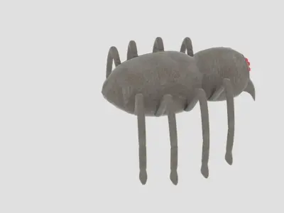  Monster Spider Crawl  Low-poly 3D model