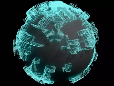wire sphere 3D model