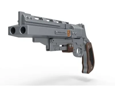 Tobias Beckett Blaster RSKF-44 from Solo A Star Wars story 3D model