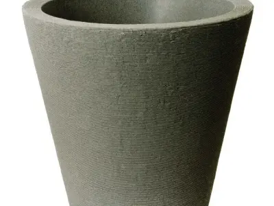 Barbara Outdoor Pot Planter Free 3D model