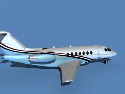 Hawker Siddley 4000 V09 3D model