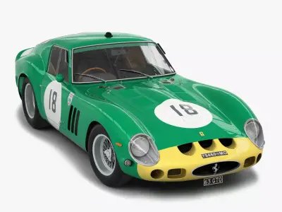 Ferrari 250 GTO - 3767 GT - No Engine 3D model
