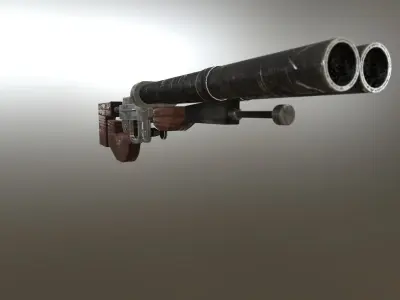 doublet from the game METRO 2033 3D model Low-poly 3D model