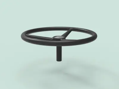 Stearing wheel 6 3D model