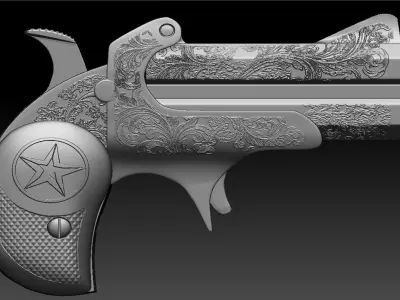 Pistol bond arms 3D model