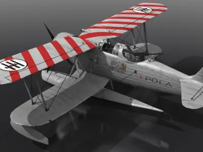 RO43 on board POLA Low-poly 3D model