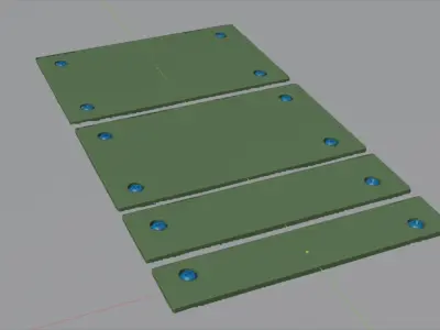 F16 Growth Panels Covers 3D model