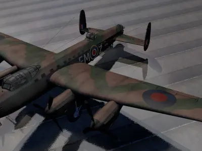 Avro Lancaster B Mk-1 3D model