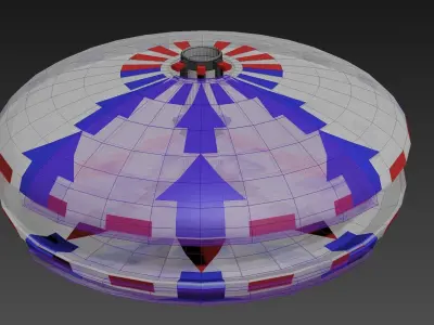Bi-Directional Ionwind Compass - Concept 3D model