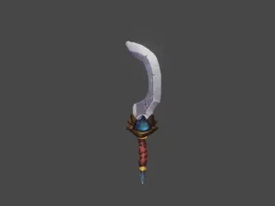 Zeloeman Sword A 3 Low-poly 3D model