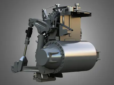 MT900-Hitch System 3D model