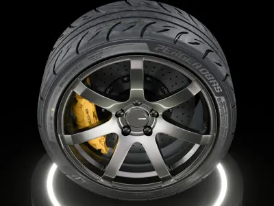 Valino Pergea 08RS 265 35 R18 97W XL 3D model