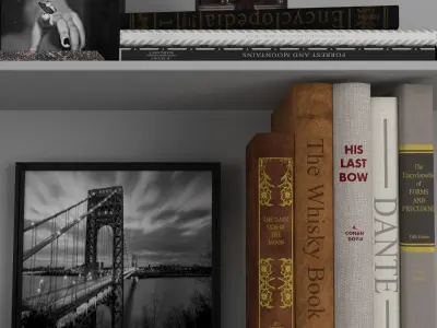 decoration set 01 Free 3D model