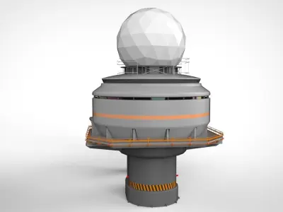 Antenna post 4 3D model