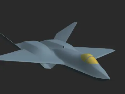 yf-23 3D print model