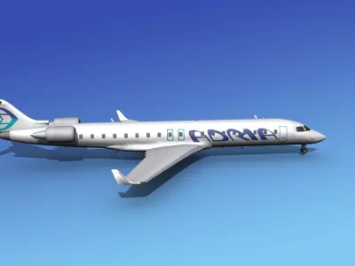 Bombardier CRJ700 Adria 3D model