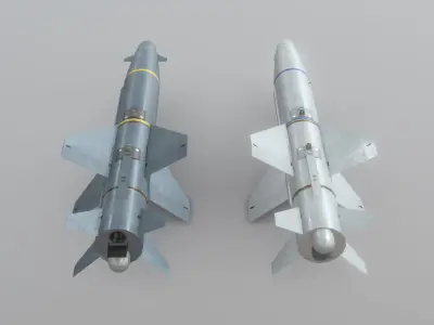 AGM-142 Popeye 1 - 2 Low-poly 3D model