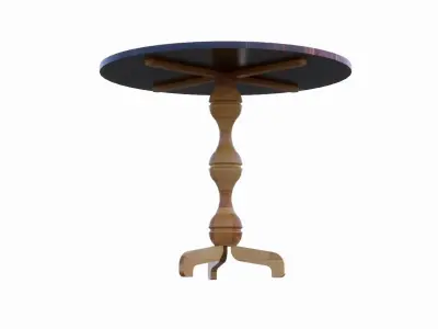 Dining Round Table 3D model