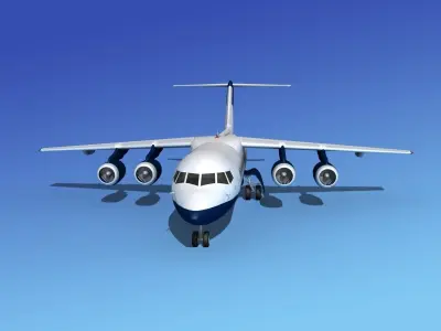 BAe 146-300 British Airways 3D model