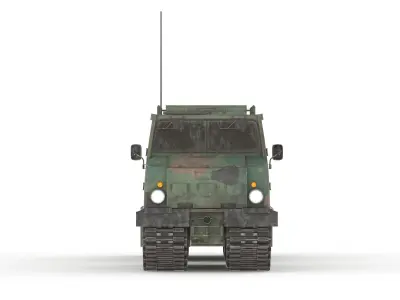 Bandvagn 206 Low Poly Low-poly 3D model