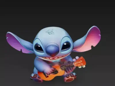 Stitch - Ukelele 3D print model