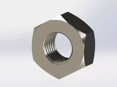 nut design 3D model