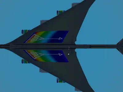 Strategic bomber jet - Endrio Infiniti WarFalcon A-101 FutureX-2 3D model