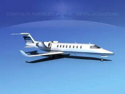 LearJet 45 V01 3D model